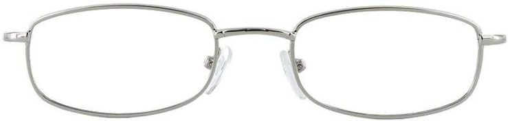Prescription Glasses Model 7711-SILVER-FRONT