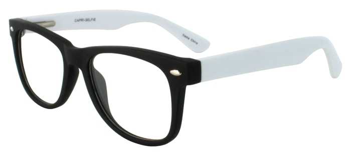 Prescription Glasses Model SELFIE-BLACKWHITE-45