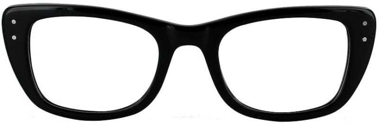 Prescription Glasses Model DC119-BLACK-FRONT
