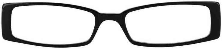 Prescription Glasses Model DC57-BLACK-FRONT