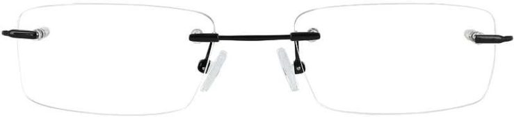 Prescription Glasses Model FX26-BLACK-FRONT