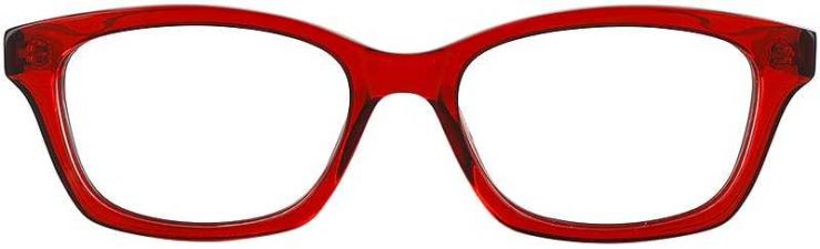 Prescription Glasses Model GEEK115-RED-FRONT