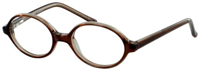Prescription Glasses Model GUMBALL-BROWN-45