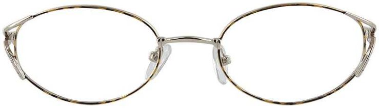 Prescription Glasses Model LILAC-DEMI-AMBER-FRONT
