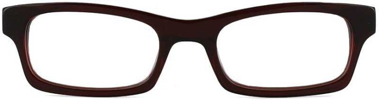 Prescription Glasses Model SCOTT-BROWN-FRONT