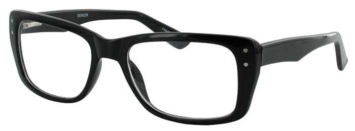 Prescription Glasses Model SENIOR-BLACK-45