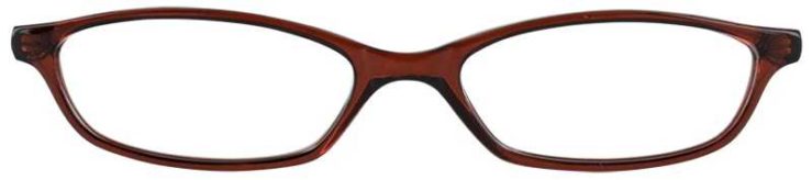Prescription Glasses Model U10-BROWN-FRONT