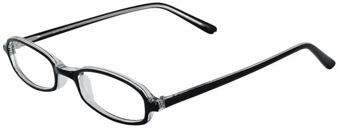 Prescription Glasses Model U17-BLACK CRYSTSL-45