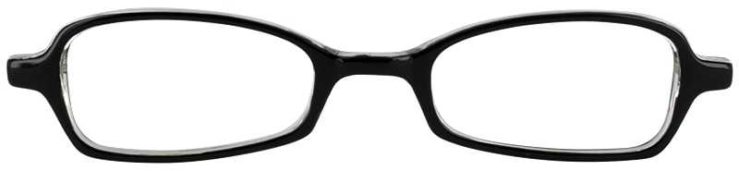 Prescription Glasses Model U20-BLACK CRYSTAL-FRONT