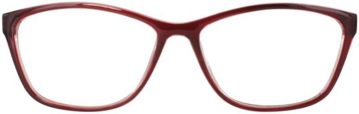 Prescription Glasses Model U204-WINE-FRONT