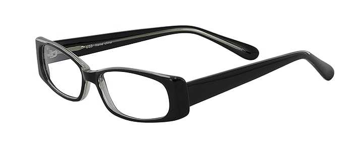 Prescription Glasses Model U33-BLACK-45