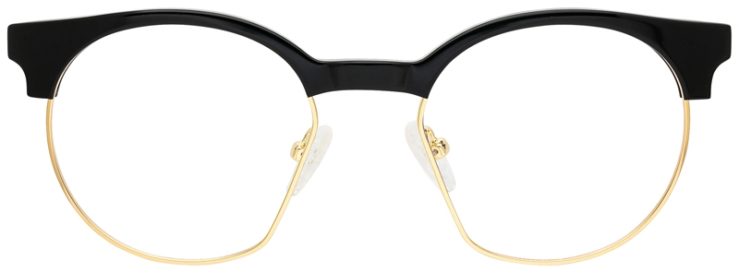 prescription-glasses-model-CAPRI-DC345-Black-Gold-FRONT