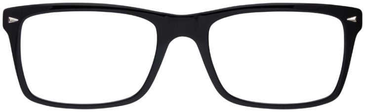 prescription-glasses-model-Ray-Ban-RB5287-Black-FRONT