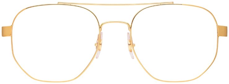 prescription-glasses-model-Ray-Ban-RB8418-Gold-FRONT