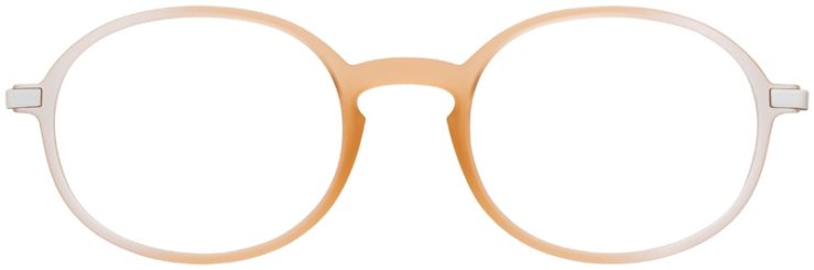 prescription-glasses-model-Ray-Ban-RX7153-white-clear-peach-FRONT