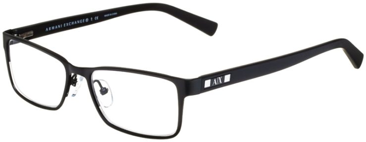 prescription-glasses-model-Armani-Exchange-AX1003-Matte-Black-45