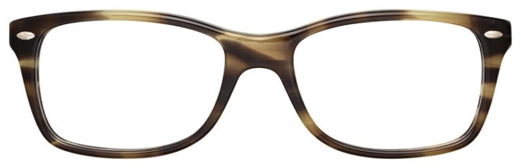prescription-glasses-model-Ray-Ban-RB-5228-Havana-Green-FRONT