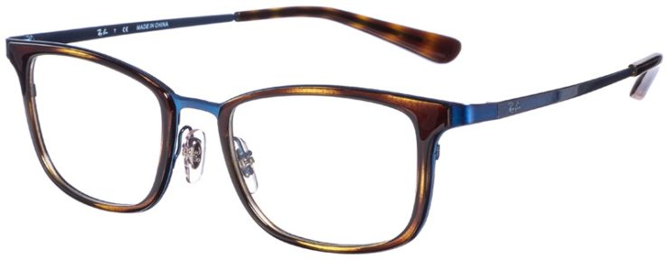 prescription-glasses-model-Ray-Ban-RB6373M-Tortoise-Blue-45