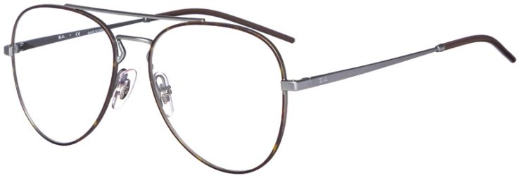 prescription-glasses-model-Ray-Ban-RB6413-Tortoise-Gunmetal-45