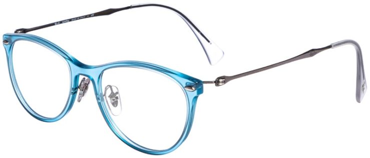 prescription-glasses-model-Ray-Ban-RB7160-Teal-45