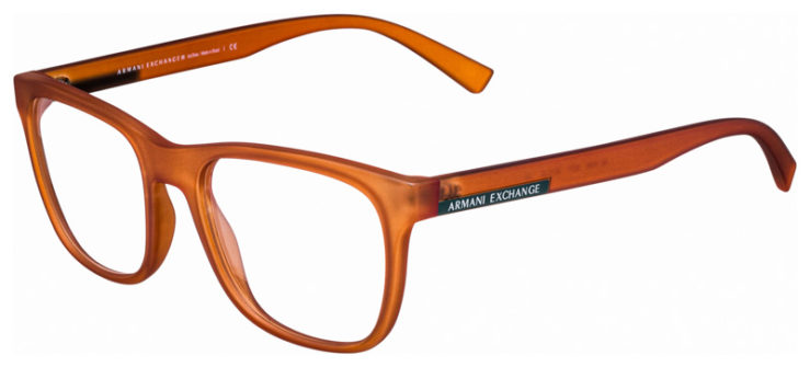 prescription-glasses-model-Armani-Exchange-AX3056-Clear-Tan-45