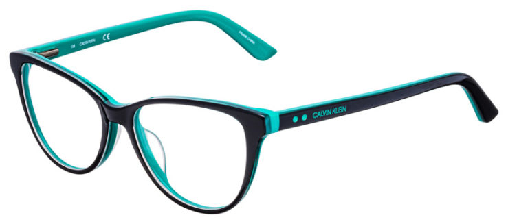 prescription-glasses-model-Calvin-Klein-Ck19516-Black-Teal-45