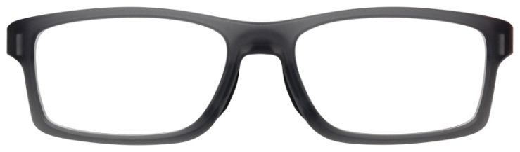 prescription-glasses-model-Oakley-Crosslink-MNP-A-Satin-Grey-Smoke-FRONT