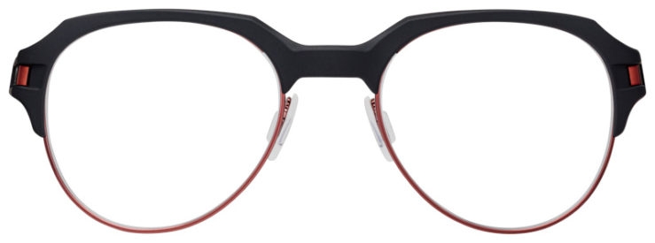 prescription-glasses-model-Oakley-Stagebeam-Satin-Black-Red-FRONT