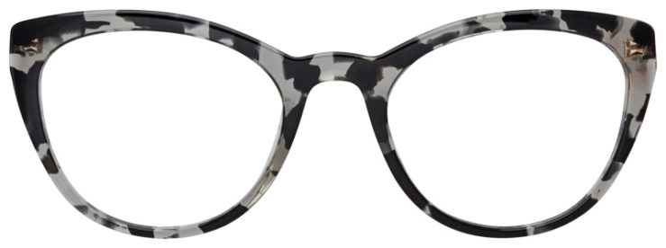 prescription-glasses-model-Prada-VPR-07V-Black-Tortoise-FRONT