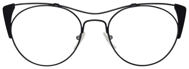 prescription-glasses-model-Prada-VPR-58V-Black-FRONT