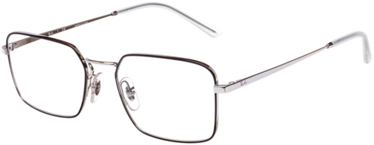 prescription-glasses-model-Ray-Ban-RX6440-Black-Silver-45