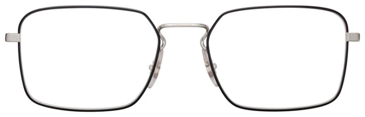 prescription-glasses-model-Ray-Ban-RX6440-Black-Silver-FRONT