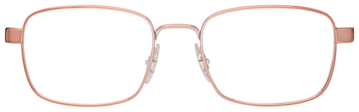 prescription-glasses-model-Ray-Ban-RX6445-Rose-Gold-FRONT