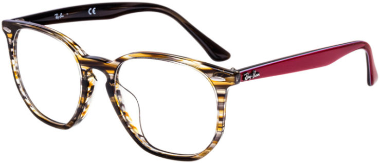 prescription-glasses-model-Ray-Ban-RX7151F-Striped-Grey-45