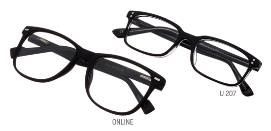 black prescription glasses