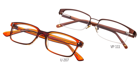 brown prescription glasses