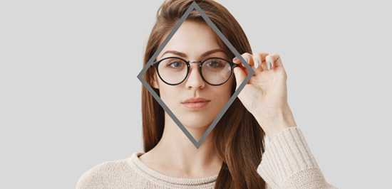 Prescription Glasses For Diamond Shape