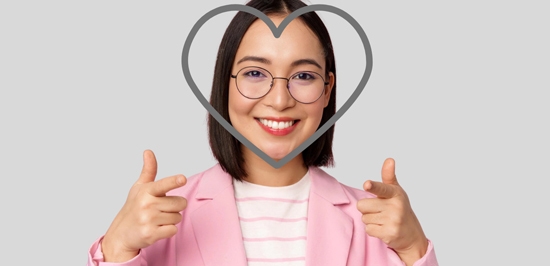 Prescription Glasses For Heart Shape