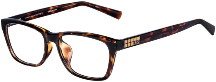 prescription-glasses-model-Armani-Exchange-AX3006F-Tortoise-45
