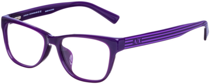 prescription-glasses-model-Armani-Exchange-AX3020F-Purple-45