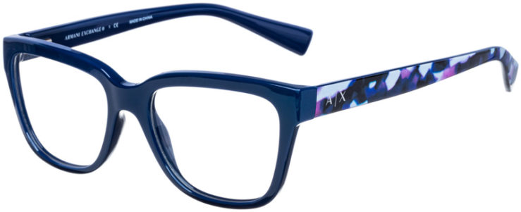 prescription-glasses-model-Armani-Exchange-AX3036-Blue-45