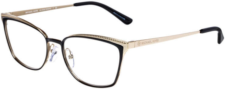 prescription-glasses-model-Michael-Kors-MK3038-Black-Gold-45