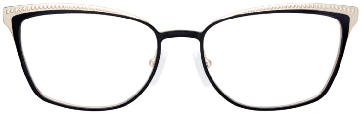 prescription-glasses-model-Michael-Kors-MK3038-Black-Gold-FRONT
