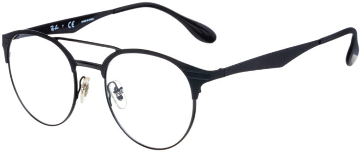 prescription-glasses-model-Ray-Ban-RX3545V-Matte-Black-45