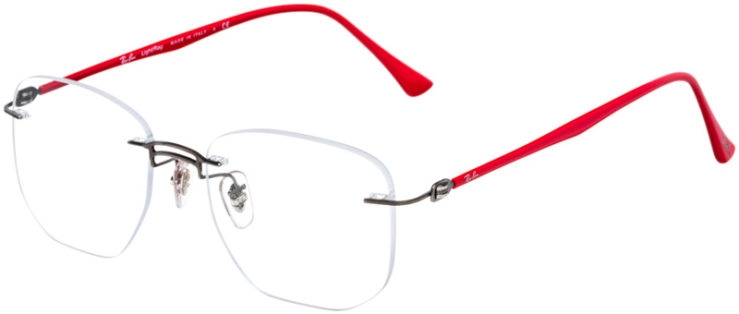 prescription-glasses-model-Ray-Ban-RX8757-Gunmetal-Red-45
