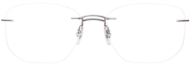 prescription-glasses-model-Ray-Ban-RX8757-Gunmetal-Red-FRONT