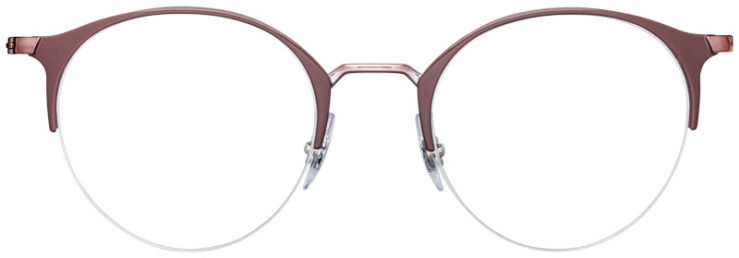 prescription-glasses-model-Ray-Ban-Rb3578V-Light-Brown-FRONT