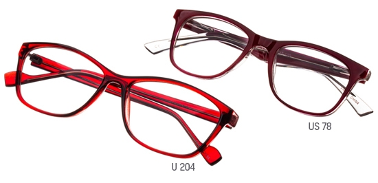 red prescription glasses