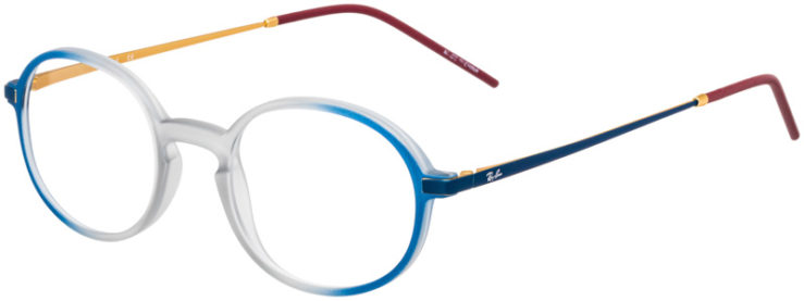 prescription-glasses-model-Ray-Ban-RB7153-Crystal-Blue-45