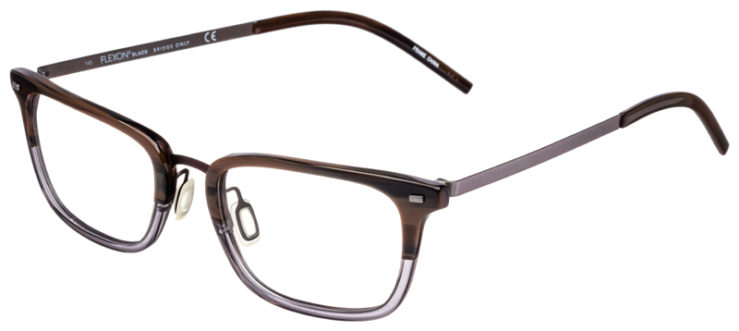 prescription-glasses-model-Flexon-FL2021-Brown-Horn-Gradient-45